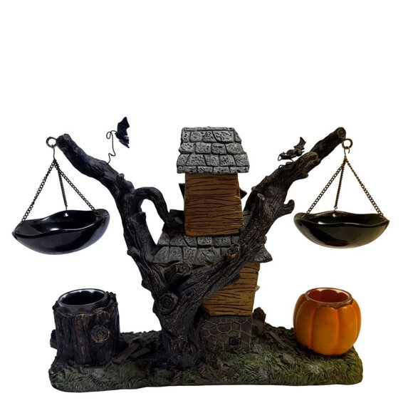 Yankee Candle Halloween Haunted House 2 Tealight Holder Tea Light Double Tart - Picture 5 of 8